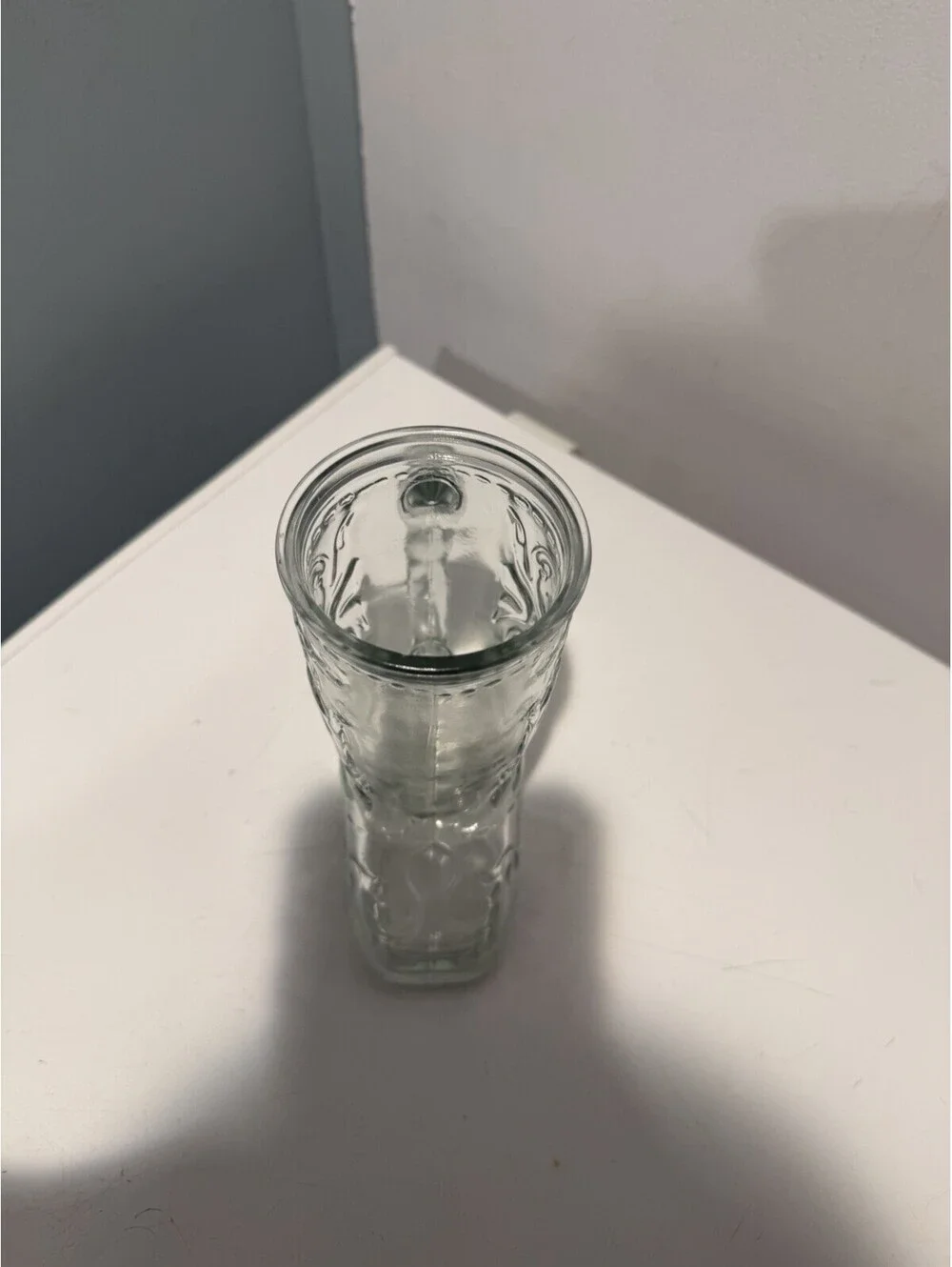 Clear Glass Boot Mug Size 6” Tall Collectibles